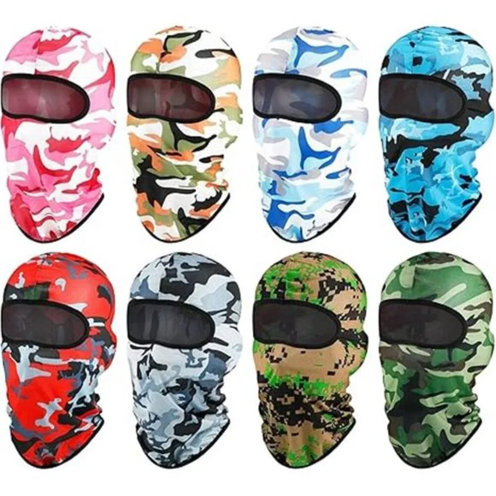 8 Pcs Balaclava Ski Mask Sun Protection Windproof Balaclava UV
